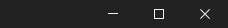 Minimize/maximize/close window buttons