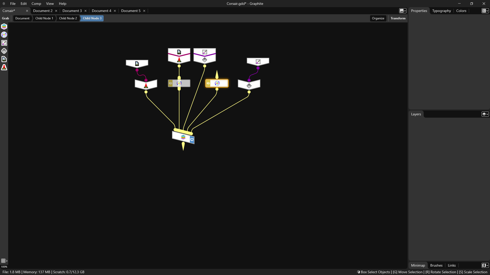 Node editor