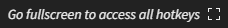 Fullscreen button